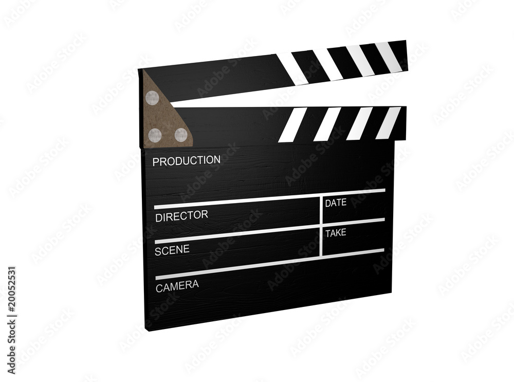 3d Clapperboard,Film Slate