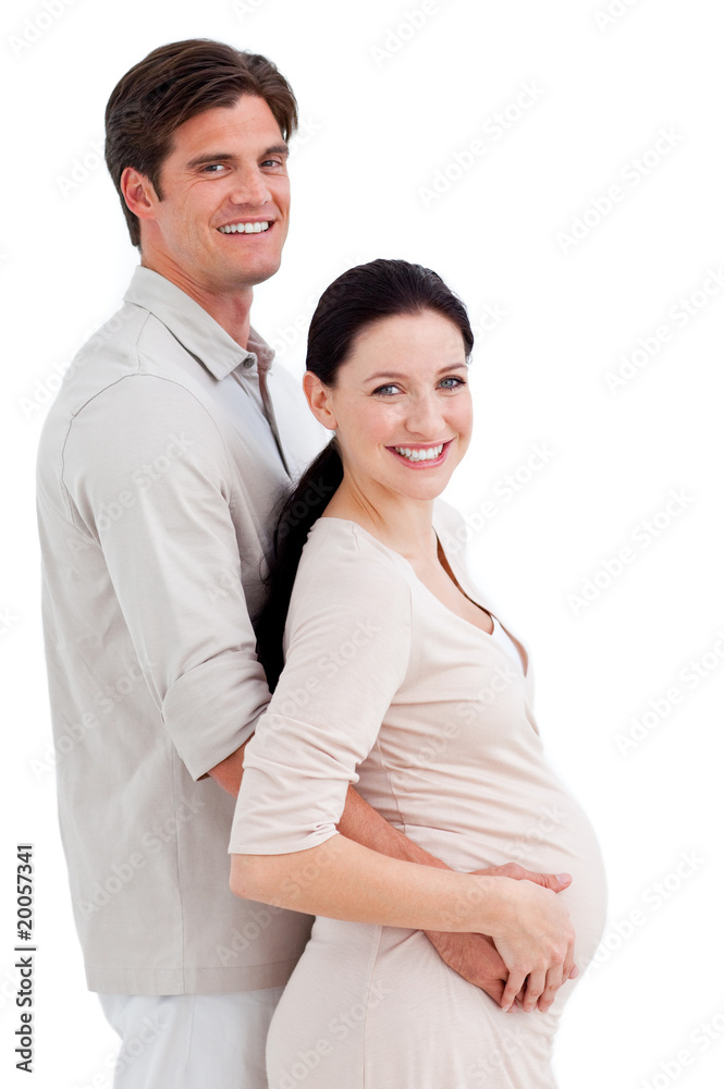 Jolly couple expecting a baby Jolly couple expecting a baby