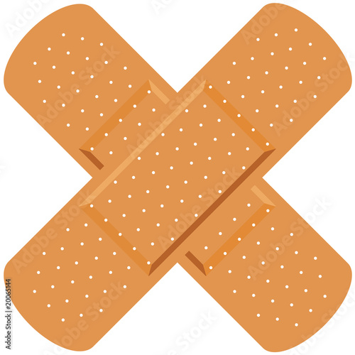Medical first aid plaster