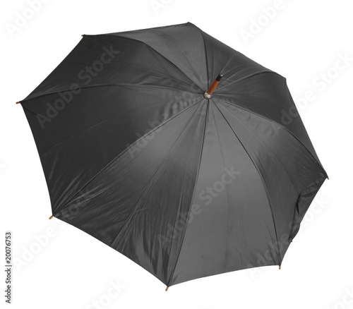 open umbrella  on white background