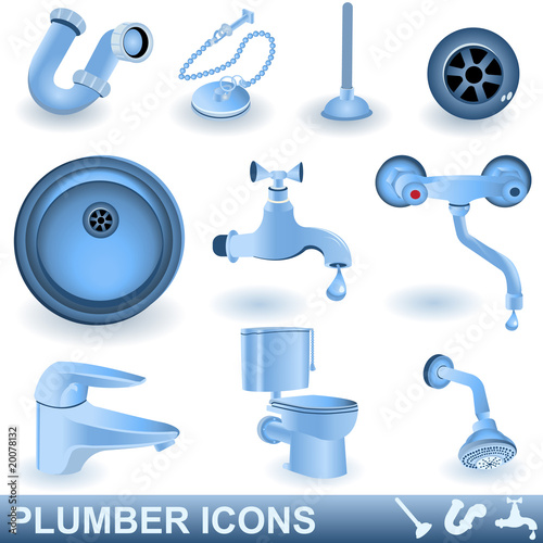 Plumber icons