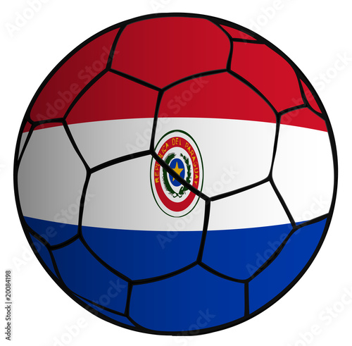 Balon bandera Selección Paraguay