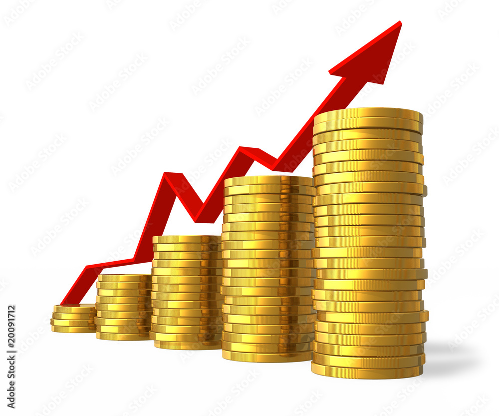 Financial success concept