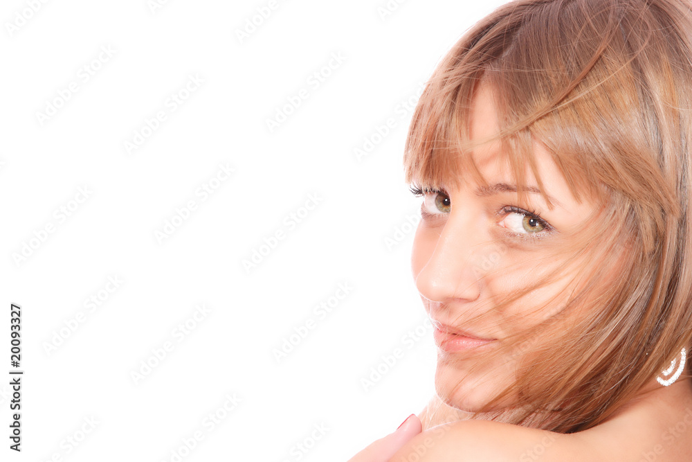 Portrait of a fresh and lovely woman Portrait of a fresh and lovely woman