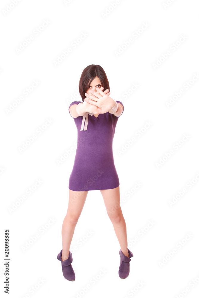 Fototapeta premium Portrait of a fresh and lovely woman