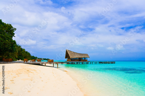 Cafe on the beach and diving club