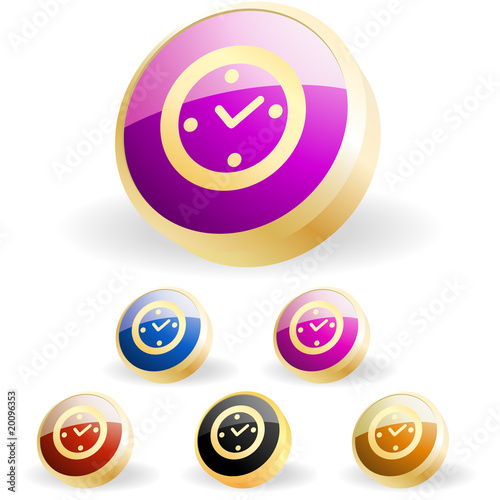 Vector clock buttons.