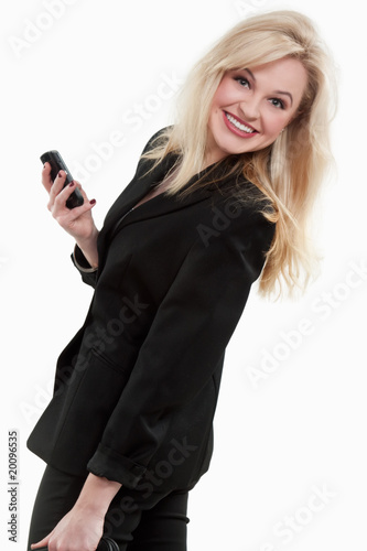 Attractive twenties caucasian business woman