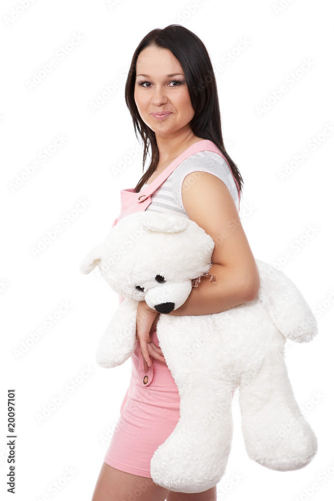 portrait of Caucasian young woman portrait of Caucasian young woman