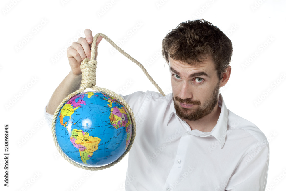 homme tuant la planète suicide pendaison homme tuant la planète suicide pendaison