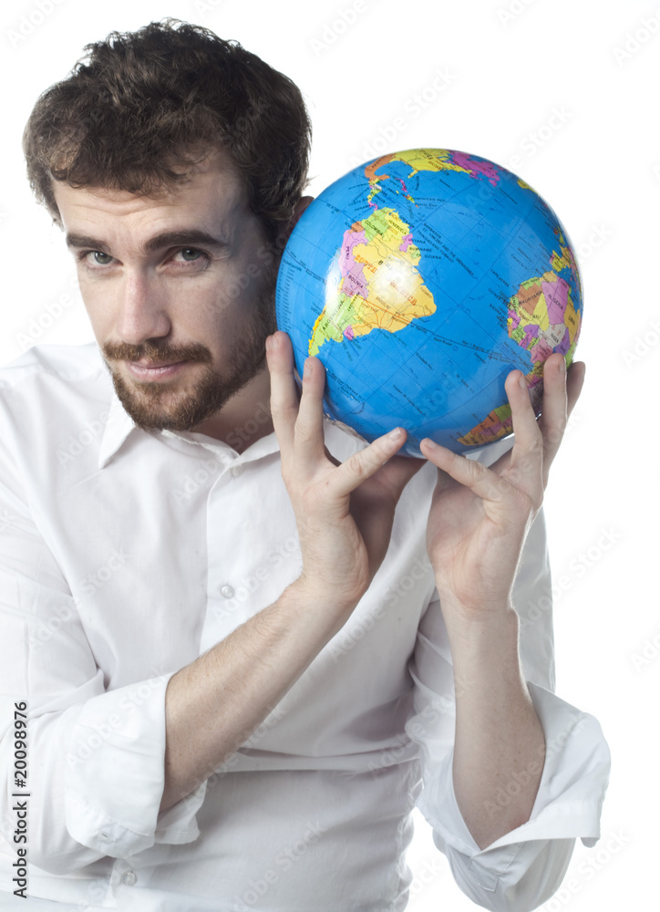homme a l'écoute des problèmes mondiaux homme a l'écoute des problèmes mondiaux