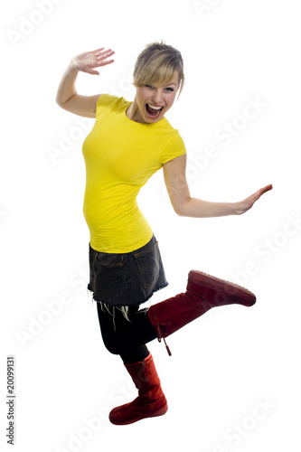 Fun Young Woman Posing
