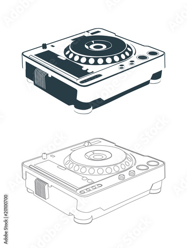 cd turntable