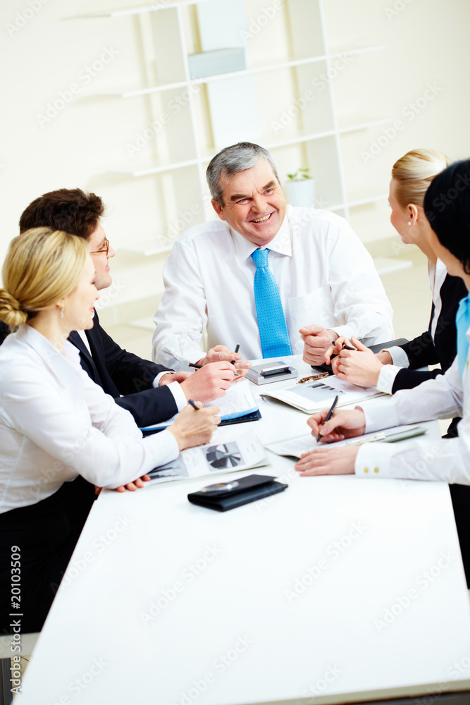 At meeting At meeting