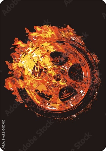 Burning wheel