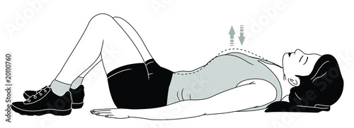 Beautiful Girl Doing Exercises