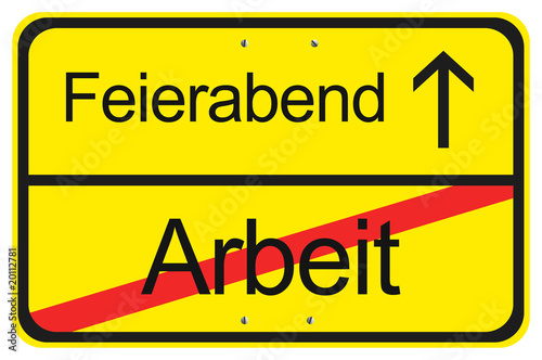 Arbeit und Urlaub