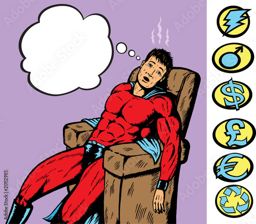 Exhausted or sick hero