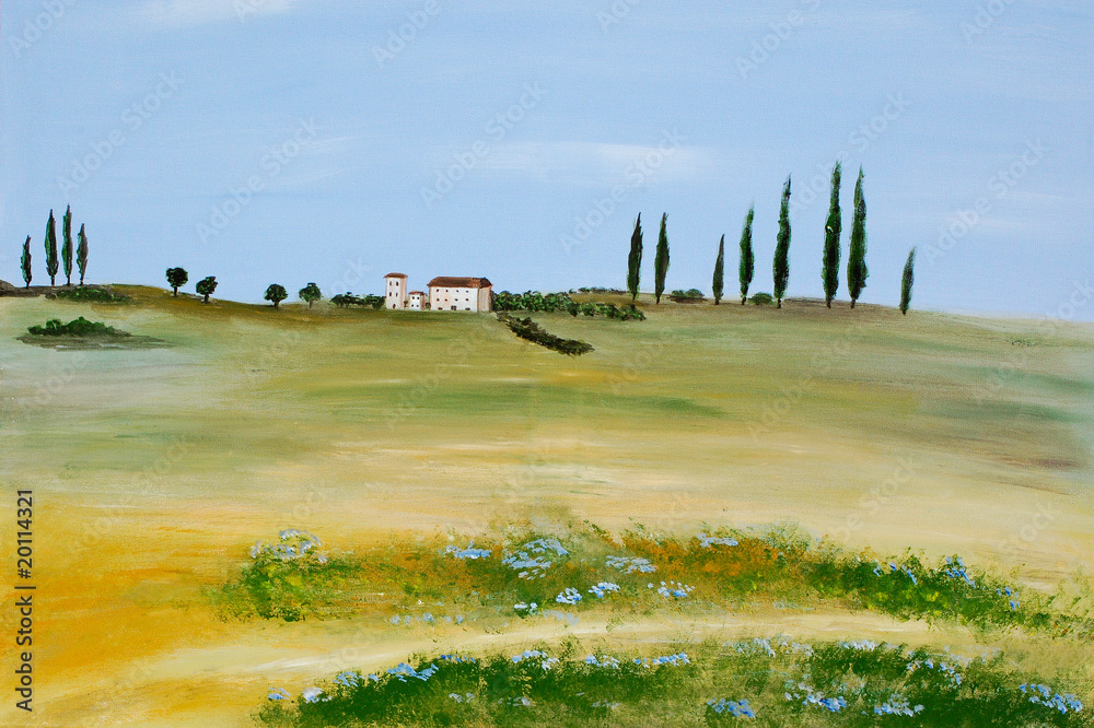 Fototapeta premium Toskanisches Gemälde