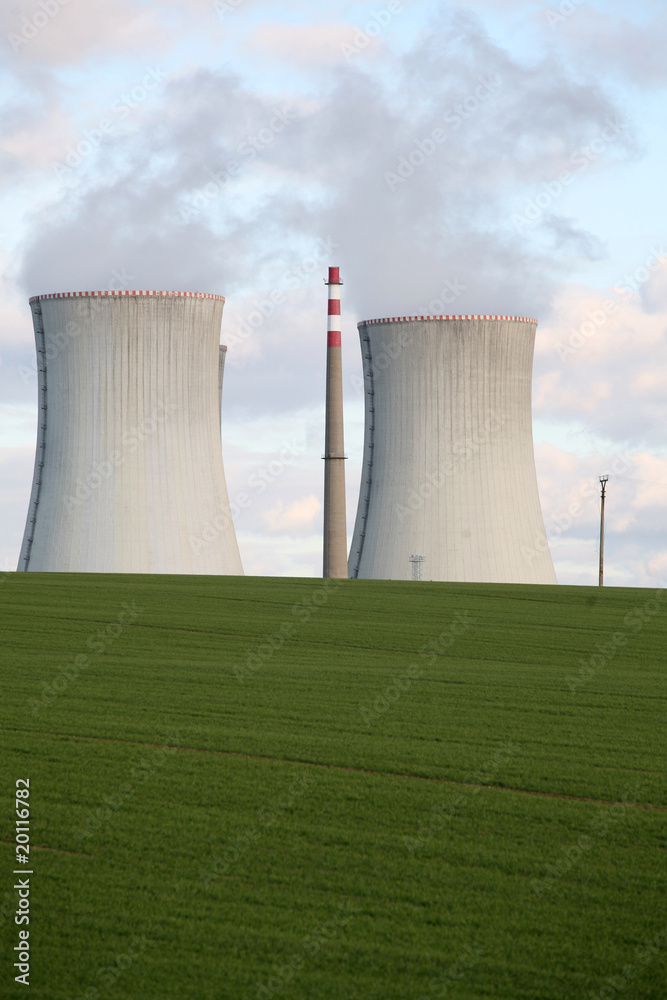 Nuclear power plant Dukovany, Czech republic. Nuclear power plant Dukovany, Czech republic.