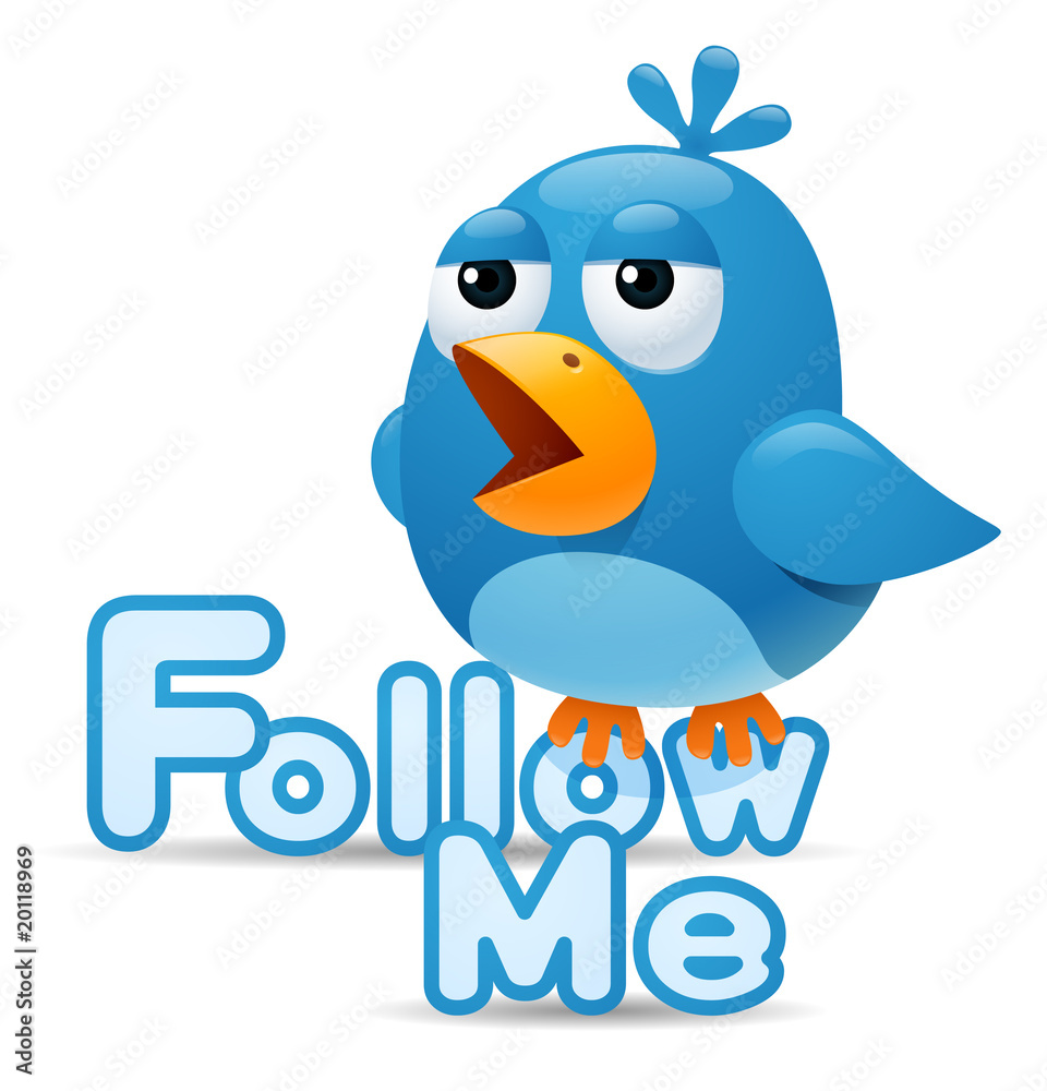 Twitter bird - Follow Me Twitter bird - Follow Me
