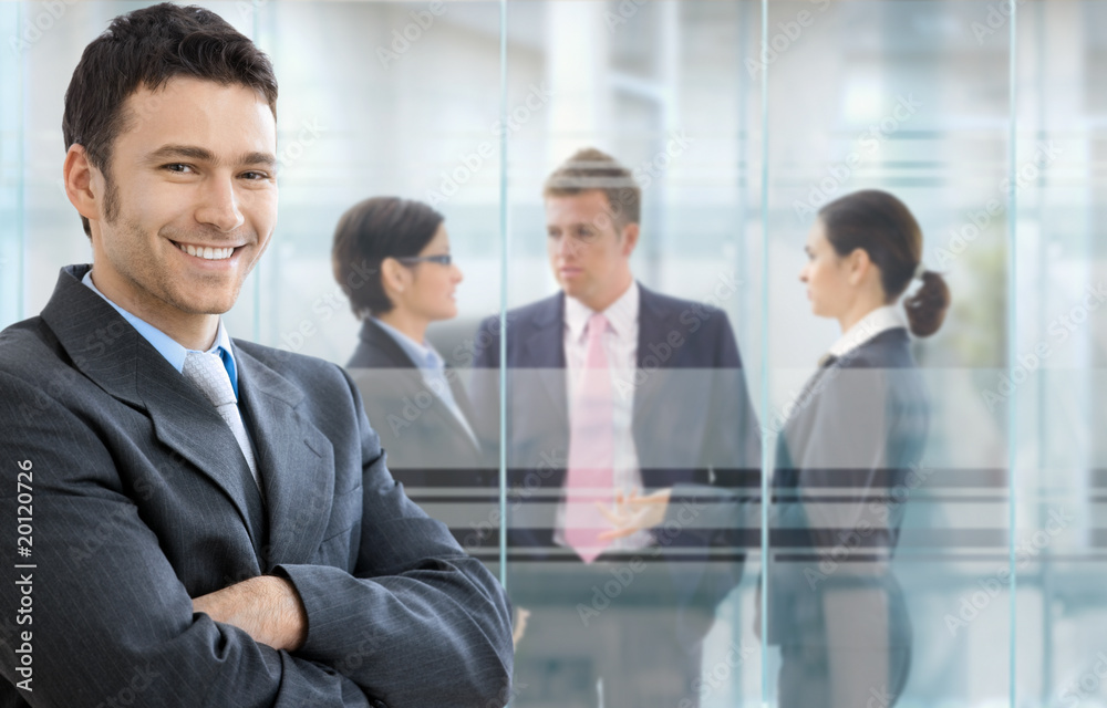 Confident businessman Confident businessman