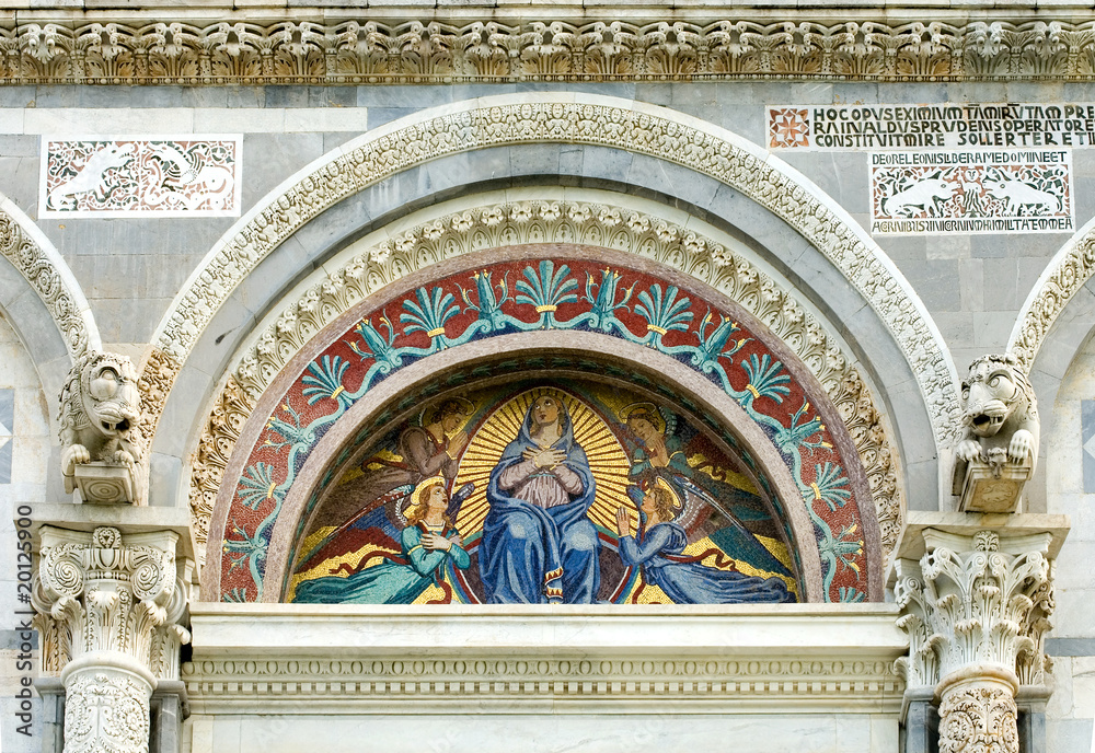 Mosaic, Pisa Cathedral (Catedral de Pisa), Italy