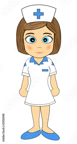 Cute Little girl Nurse