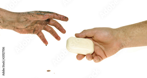 dirty hand