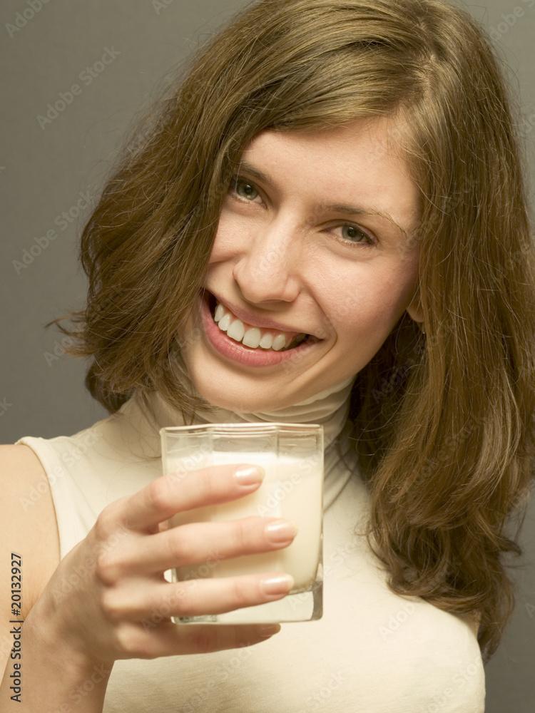Drinking milk Drinking milk
