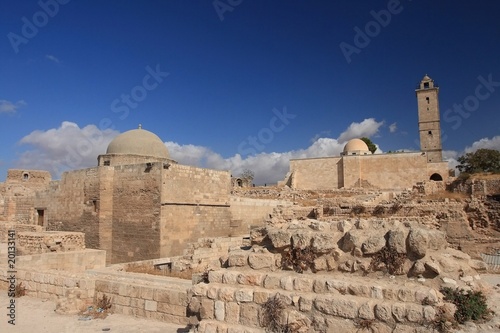 arab citadel in Aleppo, Syria