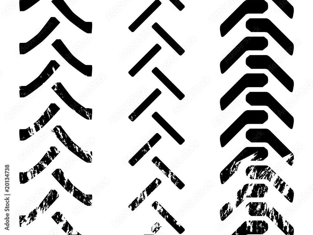 Naklejka premium Tractor tyre