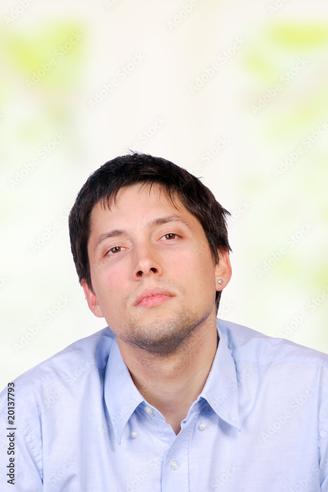 Fototapeta premium happy young casual man portrait