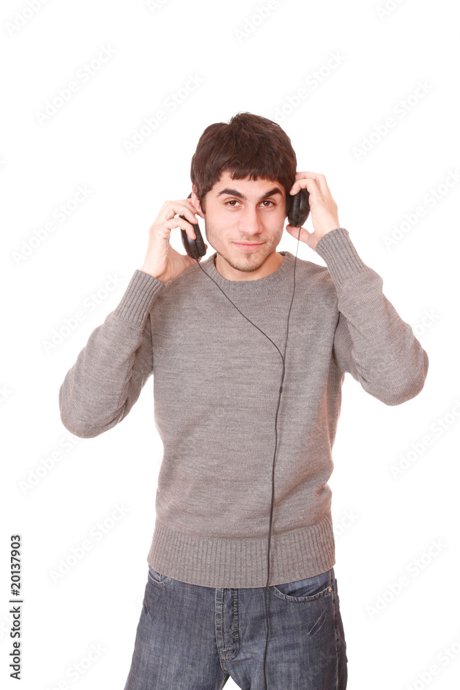 Casual cool young guy Casual cool young guy