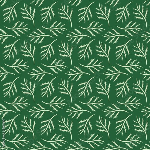 Abstract Leaf Seamless Pattern