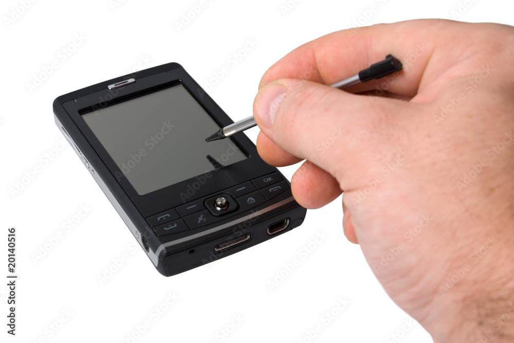 Hand with PDA Hand with PDA