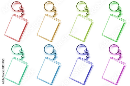 colored keychain