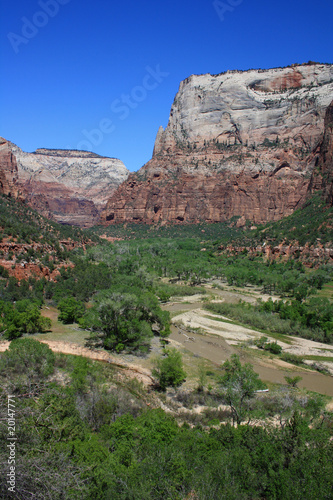 Zion national park canyon