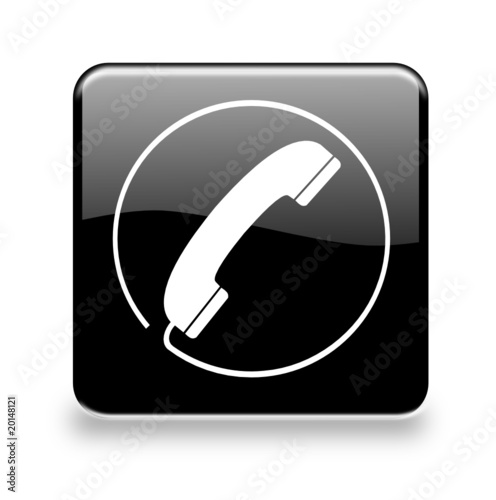 Button Kontakt black