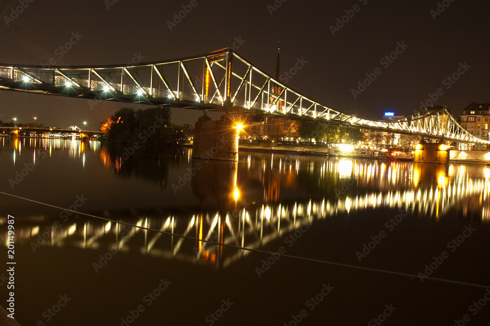 Fototapeta premium Frankfurt - Eiserner Steg