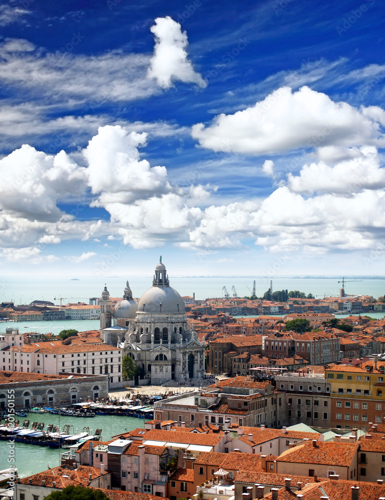 Obraz premium aerial view of Venice city