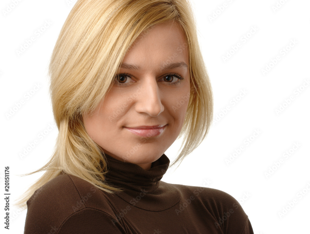 Portrait of a beautiful blonde Portrait of a beautiful blonde