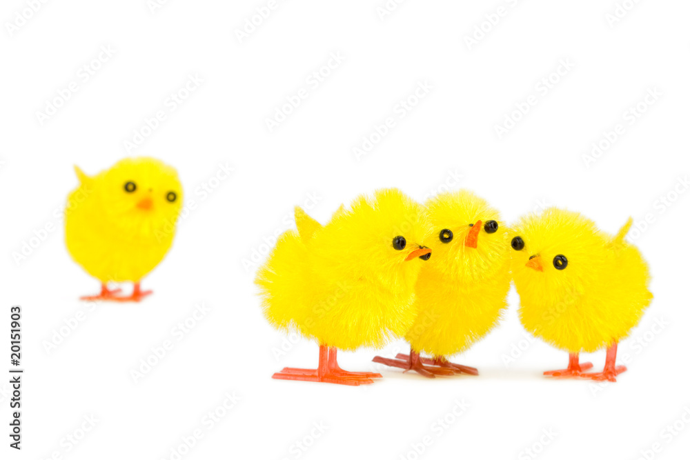 three chick friends ignoring poor chick outsider