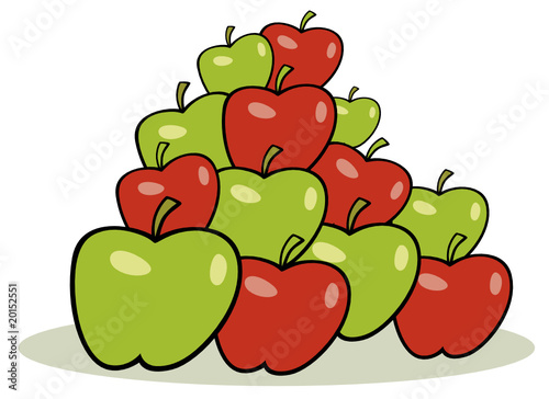 heap of apples