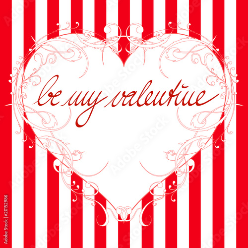 be my valentine-Ornament