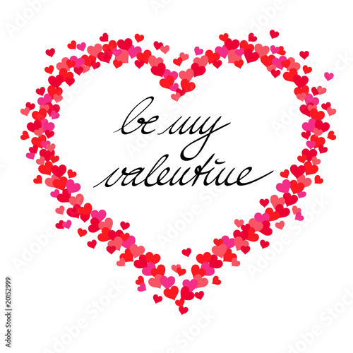 Be my valentine-Herzen