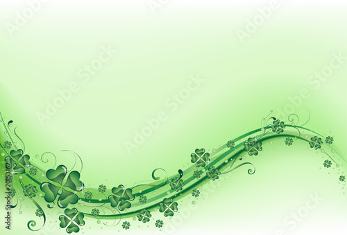 Green clover background