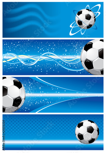 Set soccer background