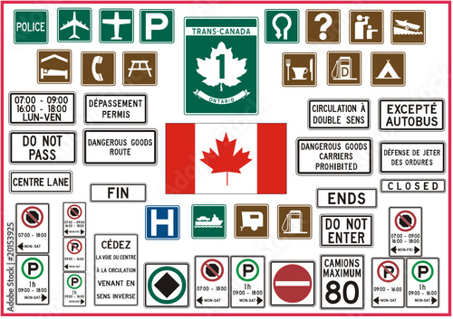 Canadas Verkehrszeichen