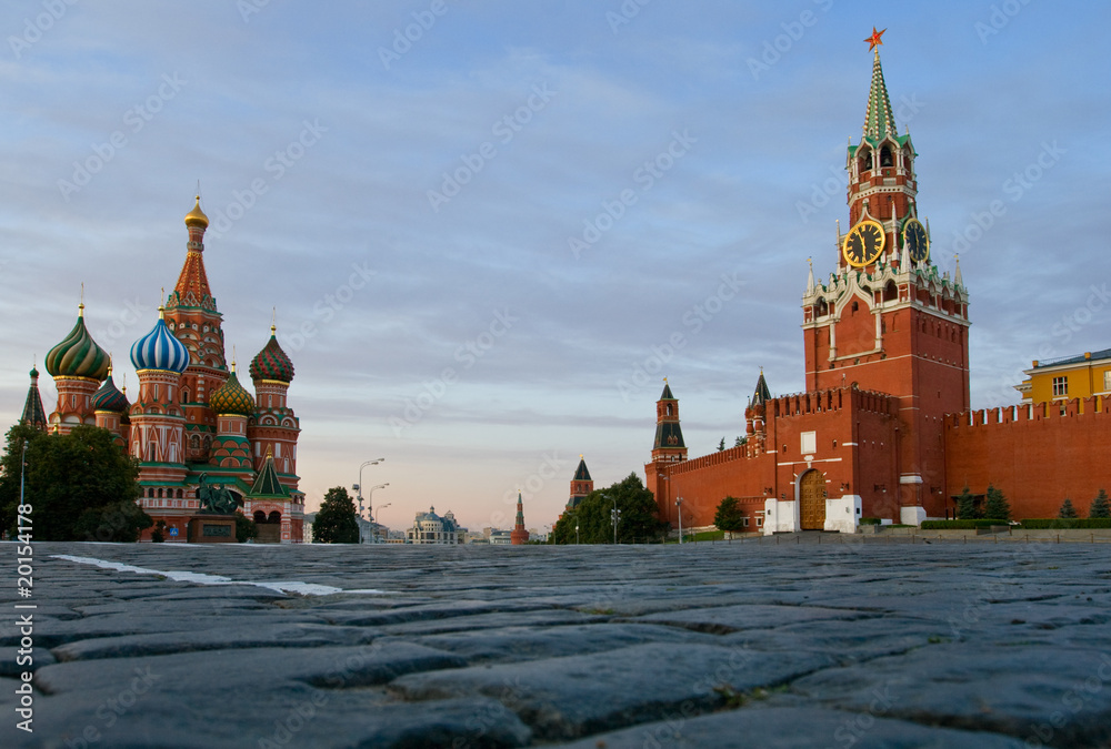 Red Square Moscow and St. Basil Cathedral